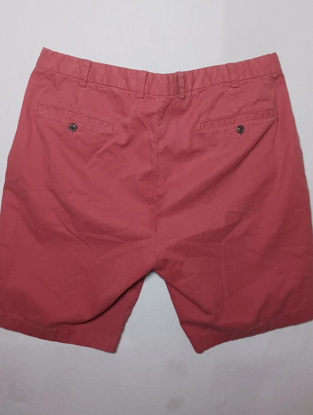 Brooks Brothers Mens Cotton Twill Bermuda Shorts Size 38 Coral 9.5